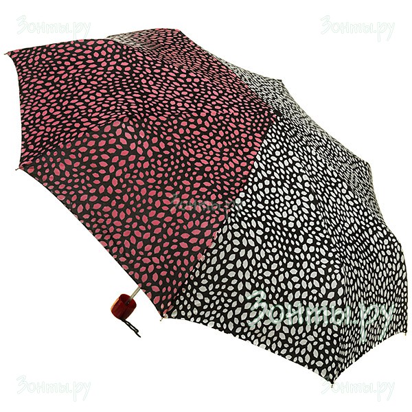 Дизайнерский зонт с проявляющимся рисунком Lulu Guinness L781-3149 Water Reactive Lips