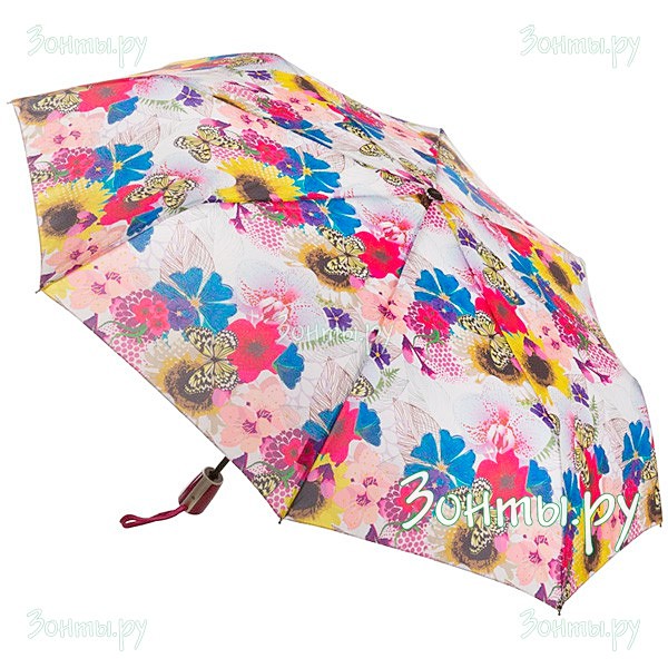 Женский зонт полный автомат с цветами Doppler 7441465 PV-03