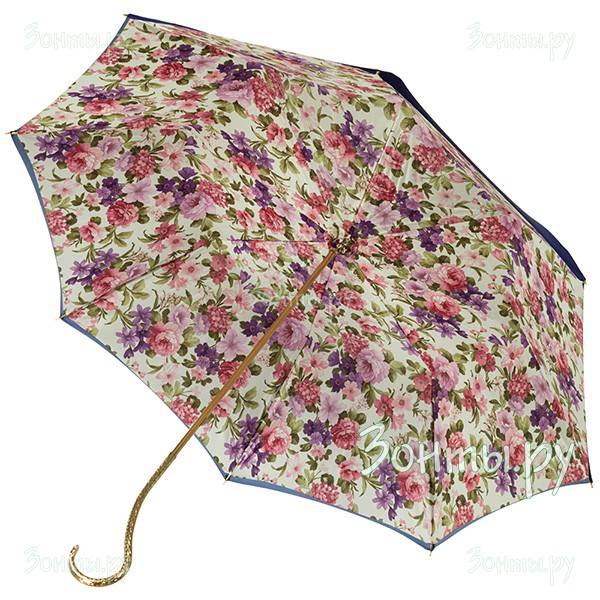 Фиолетовый зонт-трость с двойным куполом Pasotti 0189 52891/98