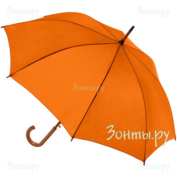 Рекламный зонт-трость оранжевого цвета Promo 3520124