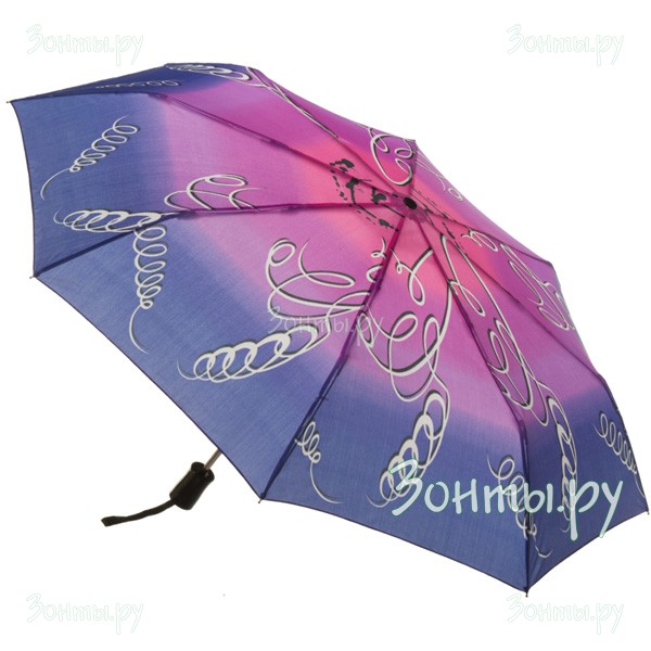 Полностью автоматический женский зонт с рисунком Jingle L352-13