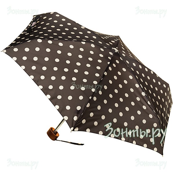 Маленький женский зонт от дизайнера Cath Kidston L521-3224 Button Spot Charcoal