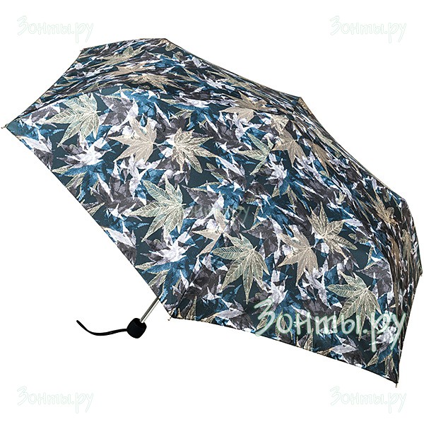 Легкий мини зонтик для женщин Fulton L553-3283 Camo Leaves