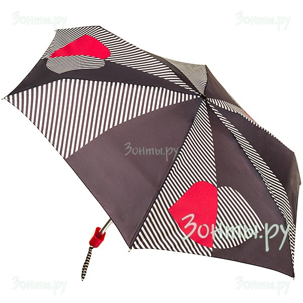 Миниатюрный дизайнерский зонтик для женщин Lulu Guinness L717-3254 Half and Half Lip