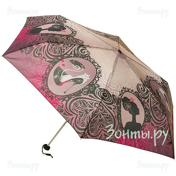 Складной женский зонт с кошечками Три слона 660-10D