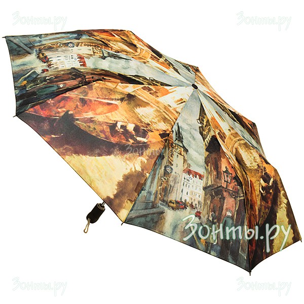 Полностью автоматический женский зонт с рисунком Zest 23945-335