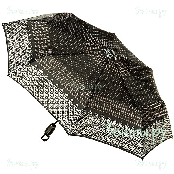 Черно-белый женский зонтик с узором Doppler 7441465 AR-02
