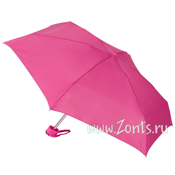 Компактный женсикй зонт Fulton L500-022 Bright Pink Tiny-1 розового цвета