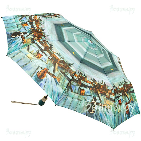 Автоматический женский зонт с рисунком Zest 23625-455