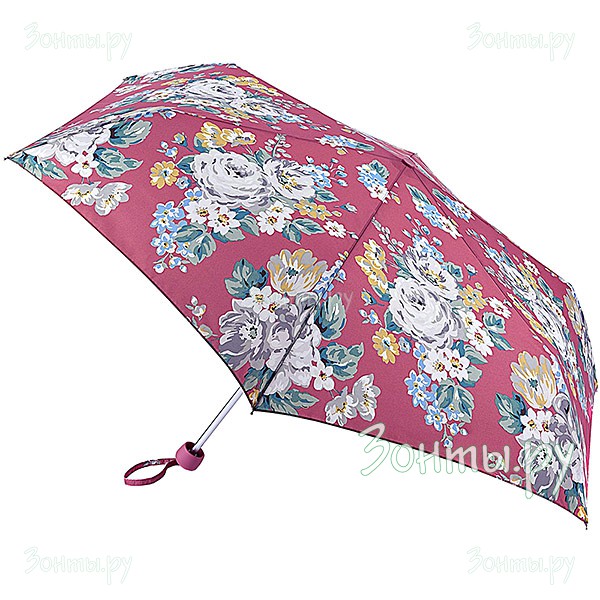 Легкий зонт дизайнерский Cath Kidston L768-3232 NorfolkRoseVintagePink