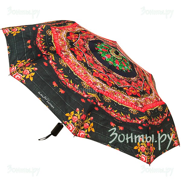 Женский зонтик с дизайнерским принтом Слава Зайцев SZ-071 mini