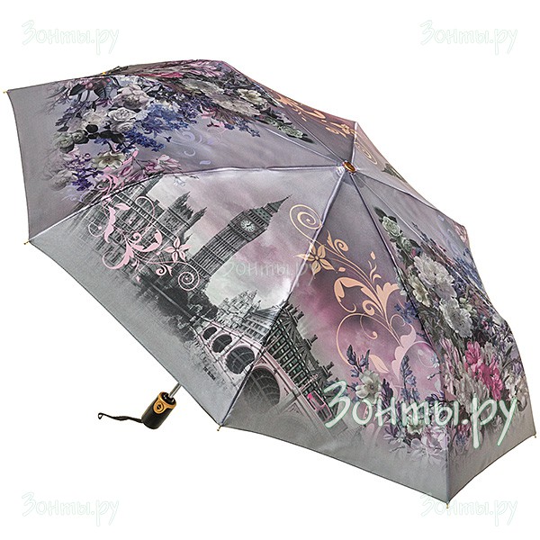 Женский зонтик полный автомат с увеличенным куполом Три слона 145-52K