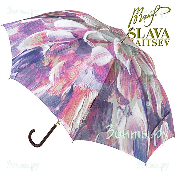 Женский зонт-трость с принтом от дизайнера Слава Зайцев SZ-083/2 auto