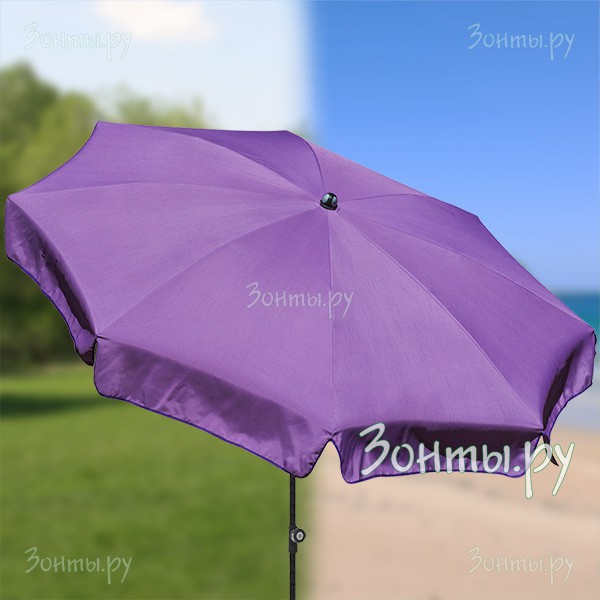 Зонт пляжный с большим куполом Sunline 200-03 для отдыха на природе