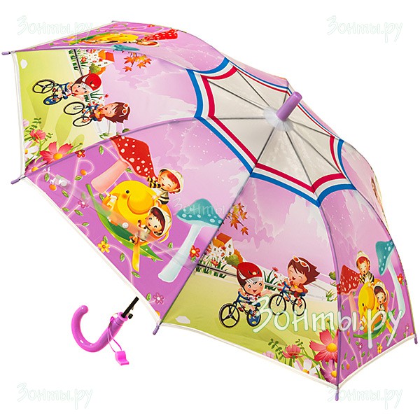 Фиолетовый зонт Ребятишки для детей Torm 14808-06