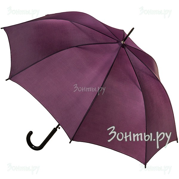 Зонт-трость Torm 1401-11 фиолетово-черный однотонный, автомат