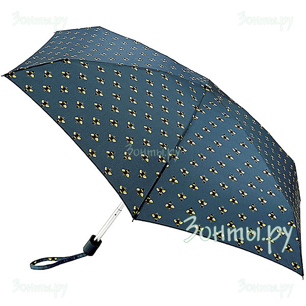 Компактный женский зонтик с рисунком Fulton L501-3521 Bees