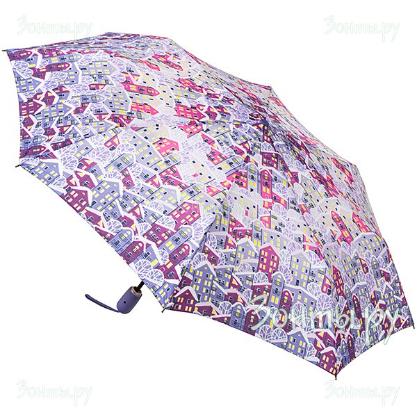 Зонтик для женщин Airton 3915-217 (полный автомат) с ручкой под каучук