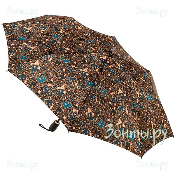 Стандартный зонт для женщин Airton 3915-230 с прямой ручкой под каучук