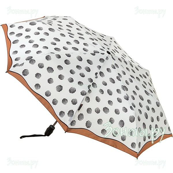 Зонт с солнцезащитой Knirps 9532004938 Dots Creme полный автомат