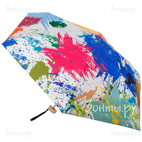 Плоский мини зонтик с радужными пятнами RainLab Pi-082 MiniFlat
