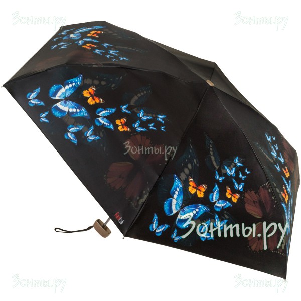 Плоский мини зонтик c ночными мотыльками RainLab Pi-060 MiniFlat