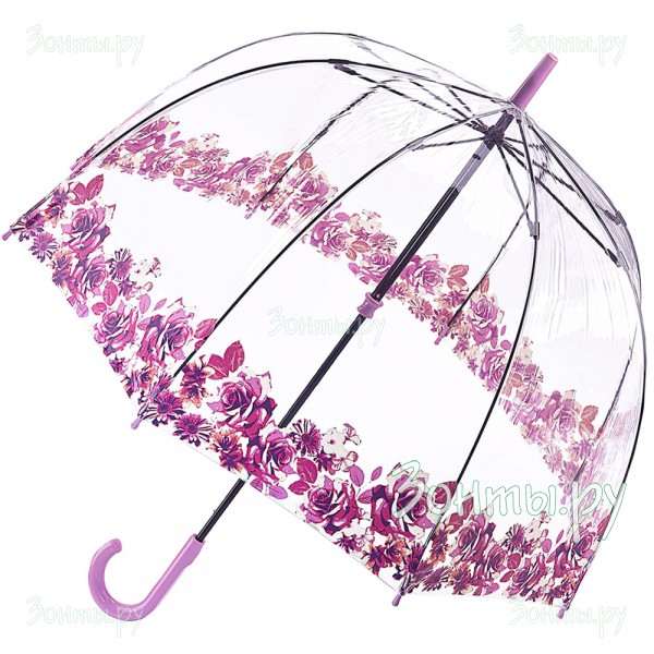 Зонт-трость Fulton L042-3636 Crimson Floret (Малиновый цветок)