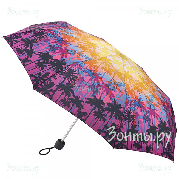 Легкий женский зонт с рисунком Fulton L354-3622 Tropical Paradise