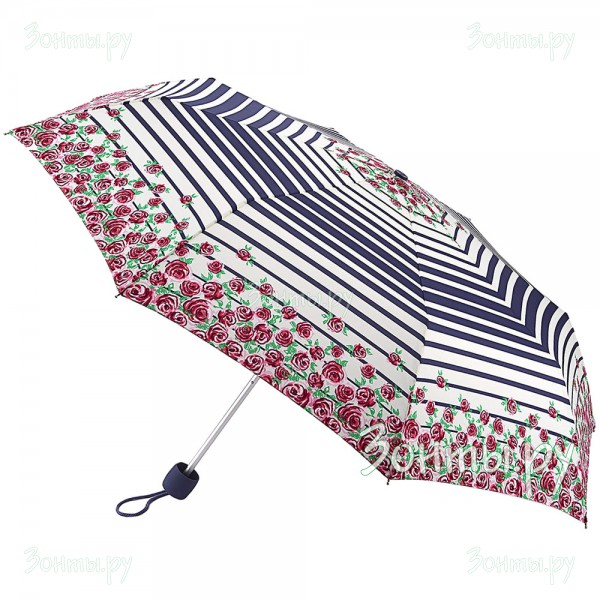 Компактный женский зонтик Fulton L354-3626 Nautical Rose (Розы)