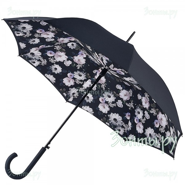 Женский зонтик с двойным куполом Fulton L754-3639 Mono Bouquet (Хризантемы)