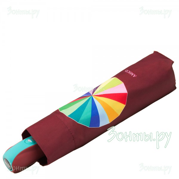 Складывающийся зонтик-радуга для женщин Amico 350-12A