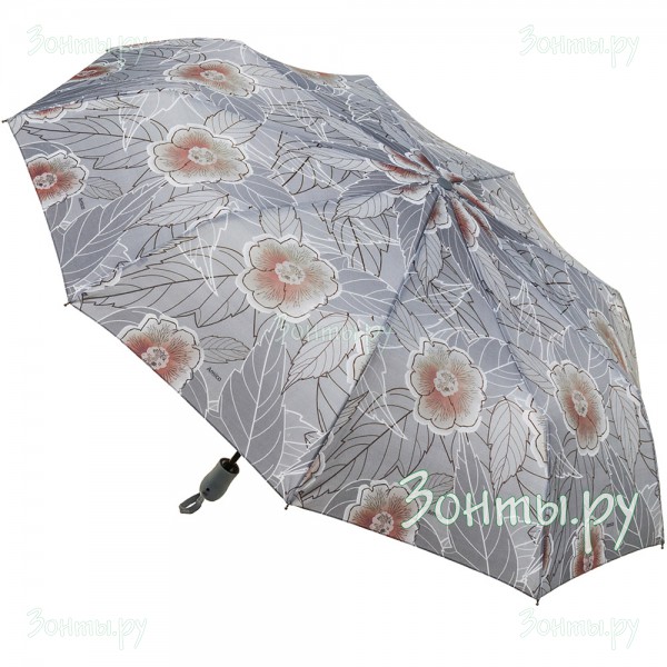 Женский зонт с цветами Amico 758-09B полный автомат