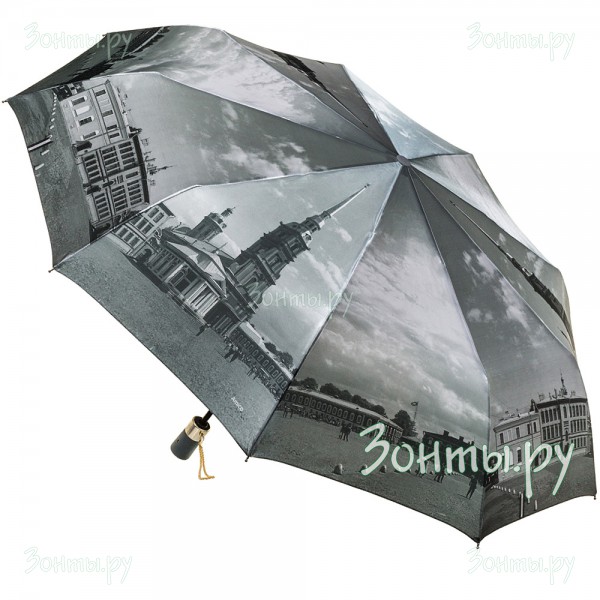 Зонт с видом на Петропавловский собор Amico 2314-06 сатиновый