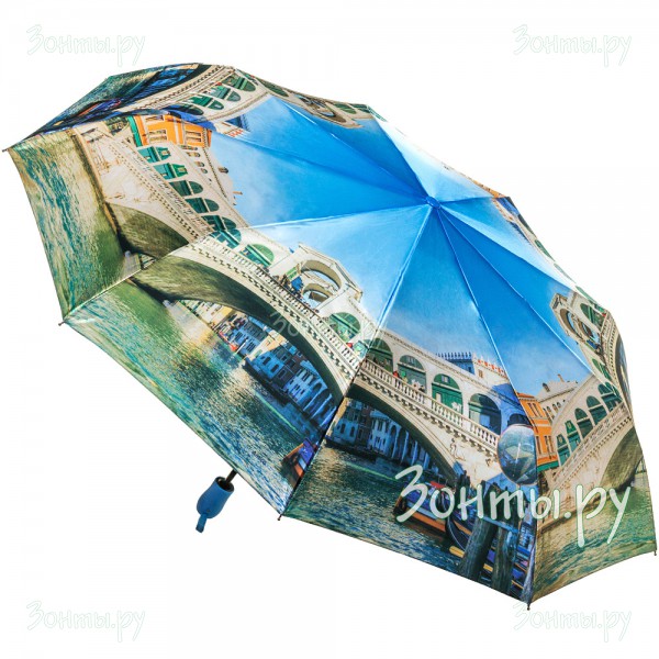Женский зонт с мостом в Венеции Amico 992-05 полный автомат