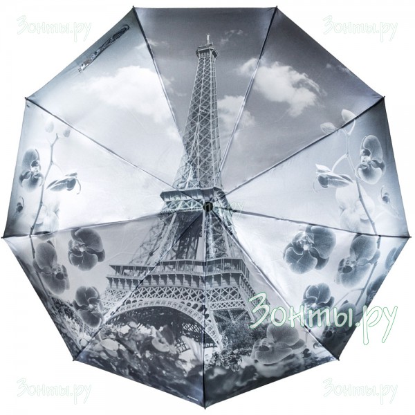 Женский зонт с цветами и Парижем Amico 7101-01 недорогой