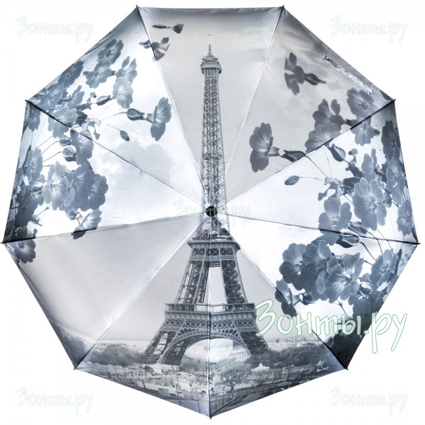 Женский зонтик с цветами и Парижем Amico 7101-02 недорогой