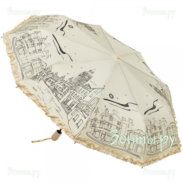 Женский зонтик с кружевами Amico 3016-04 в коробке