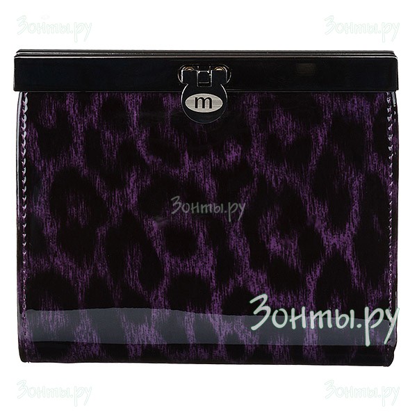 Фиолетовый кошелек для женщины из кожи Malgrado 44009-15802 Purple