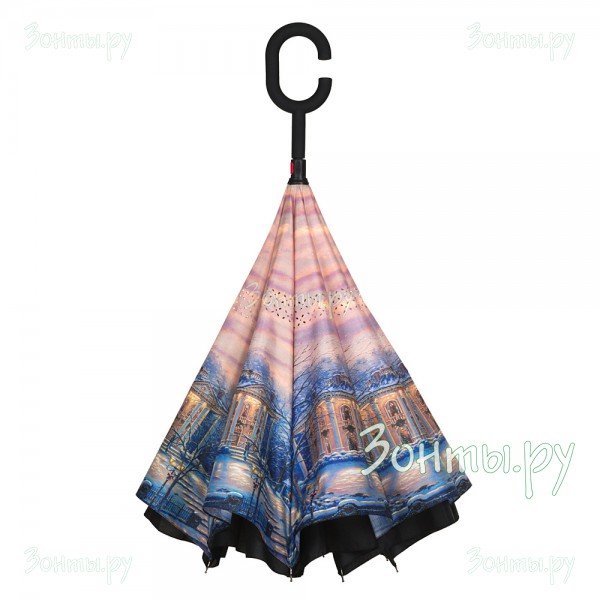 Зонт обратного сложения Selino Umbrella 4-18