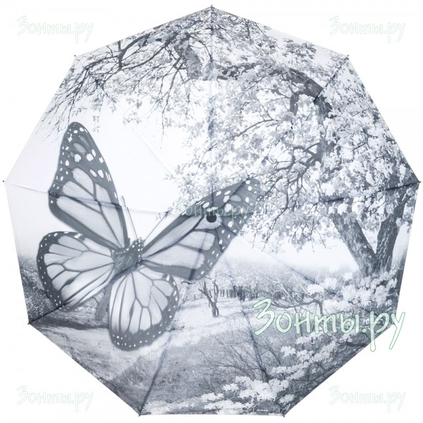 Зонтик с бабочками на полный купол River 6107-02