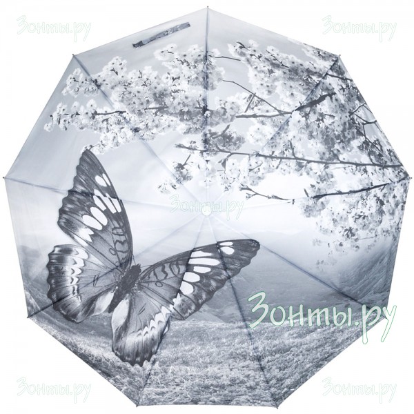 Зонт с огромным фото бабочки на куполе River 6107-03