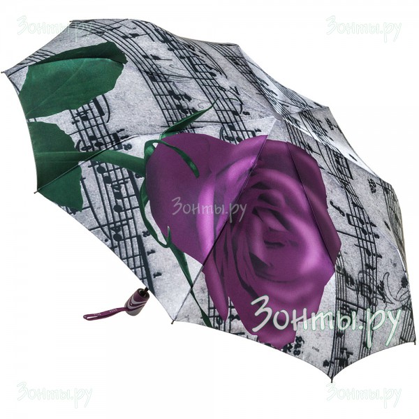 Женский зонтик с розовым цветком River 3001-04