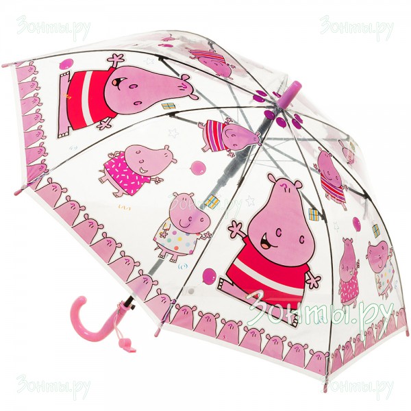 Прозрачный детский зонтик Torm 14807-14 со свистком