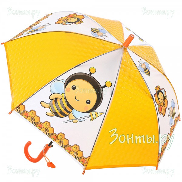 Детский зонт со свистком Torm 14803-03 полупрозрачный