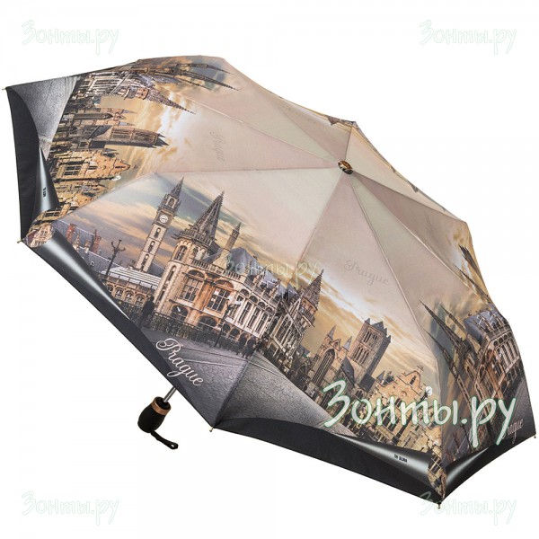 Зонтик полный автомат для женщин Три слона 101-101M с рисунком