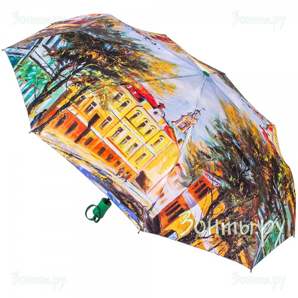 Зонт с цветной ручкой Amico 7117-03 в подарочной коробке