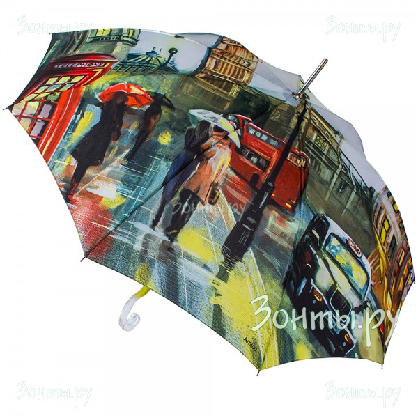 Зонт-трость для женщин Amico 6118-03 автоматический