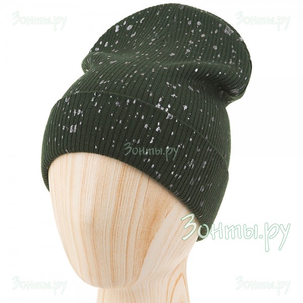Женская шапка зеленая Nuages NH-1799-032