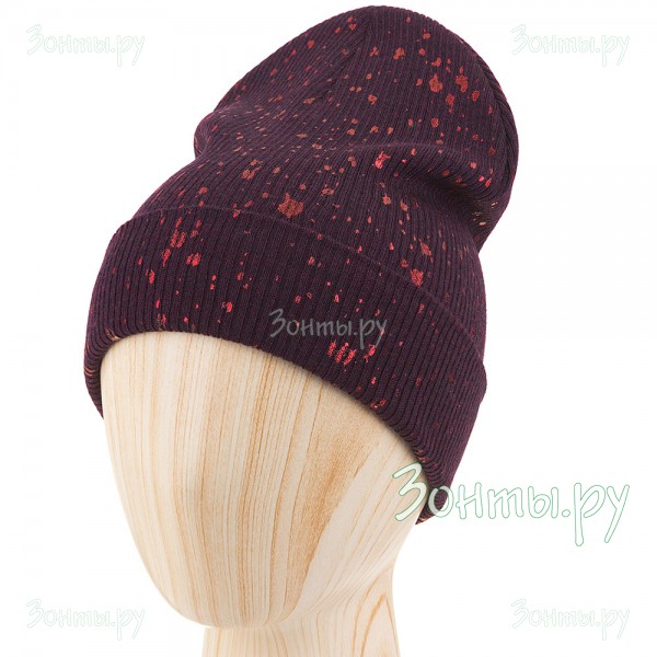 Женская шапка фиолетовая Nuages NH-1799-031