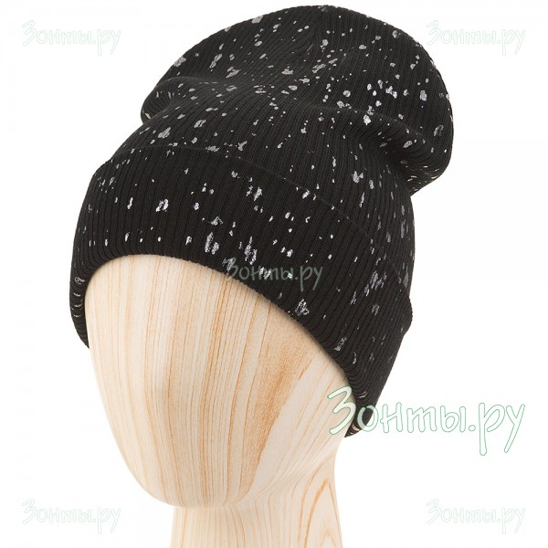 Женская шапка черная Nuages NH-1799-08